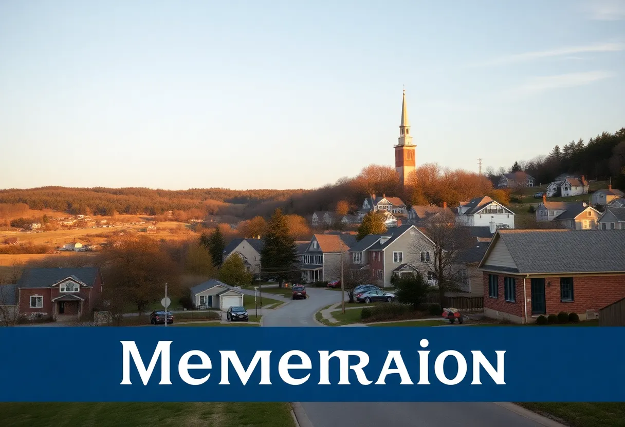 A tranquil scene representing the Round Rock community in remembrance of lost members