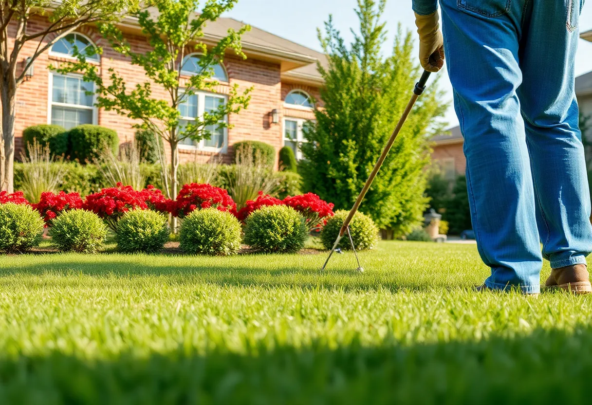 Lawn care in Conroe, Texas