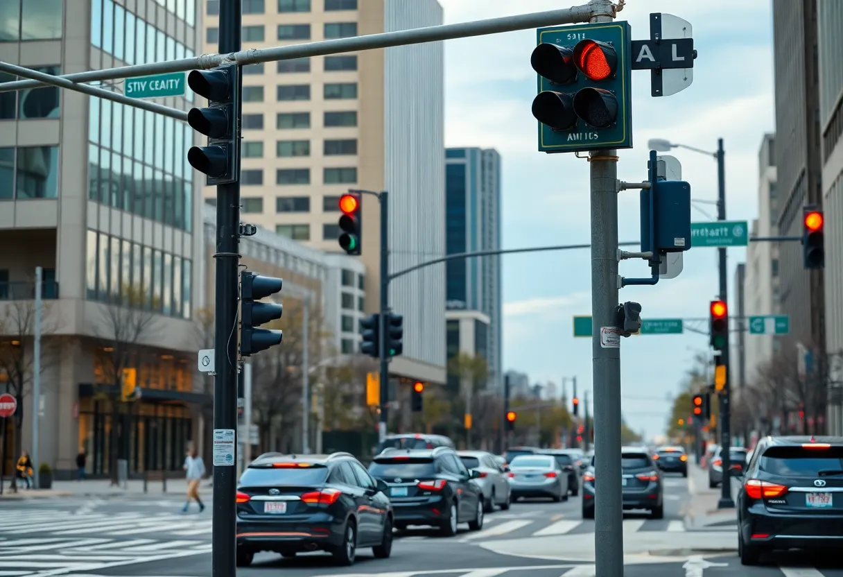 Visual representation of Georgetown's traffic improvements at Williams Drive and Bootys Crossing.