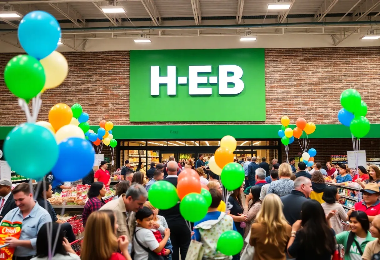 Opening ceremony of H-E-B grocery store in Georgetown