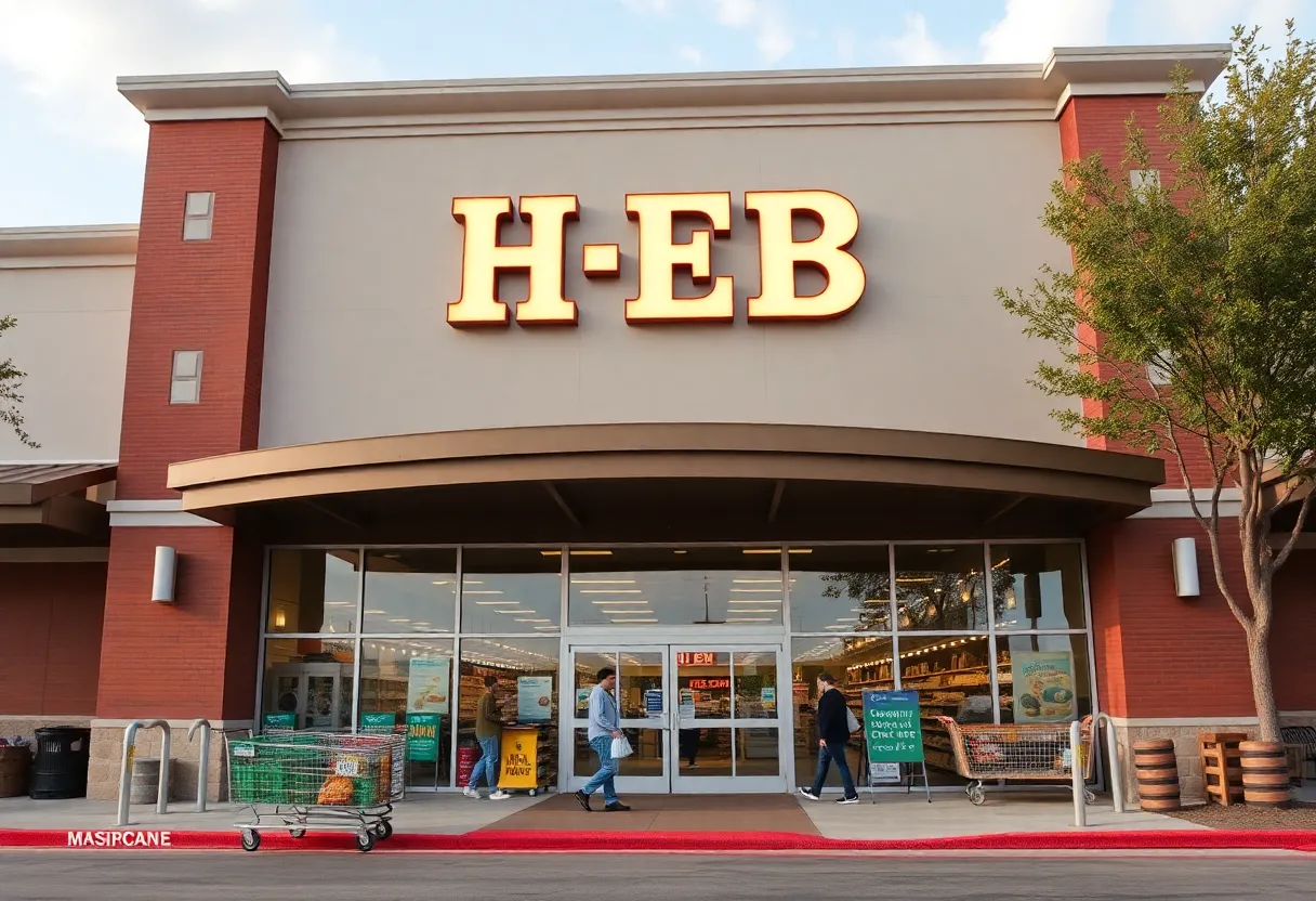 Newly opened H-E-B store in Georgetown, Texas
