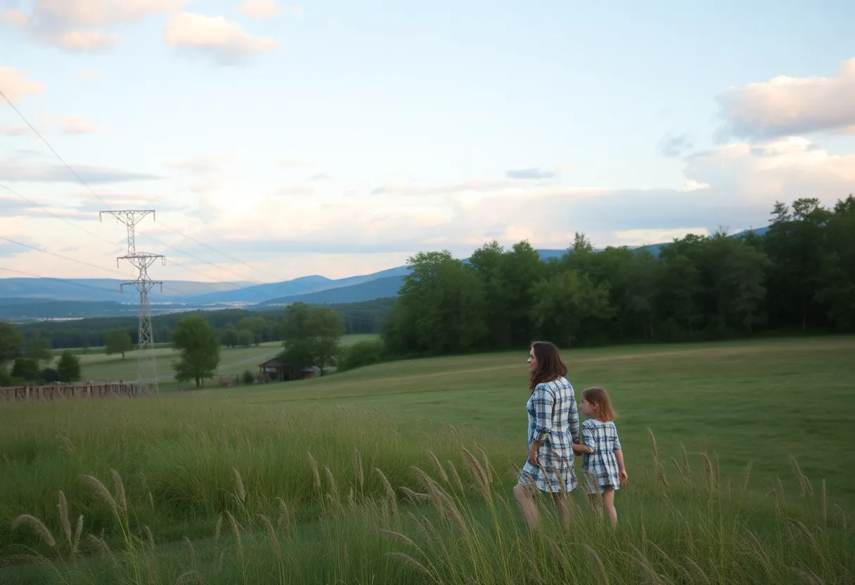 A peaceful landscape representing family and legacy