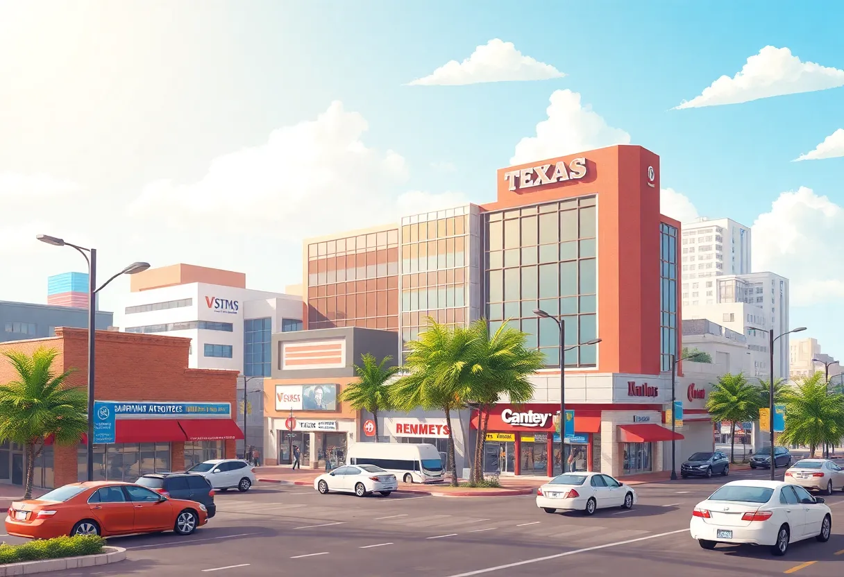 Thriving Texas Business District