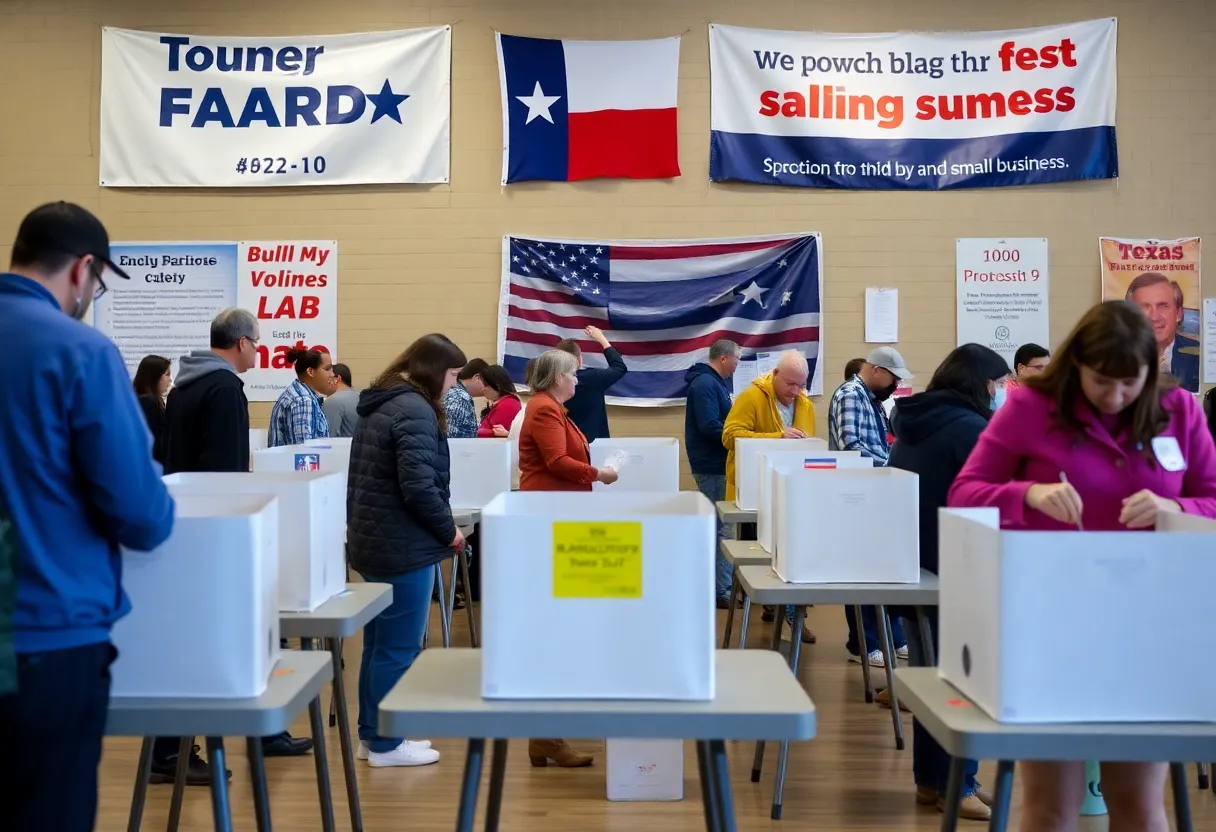 Election Day Early Voting in Texas