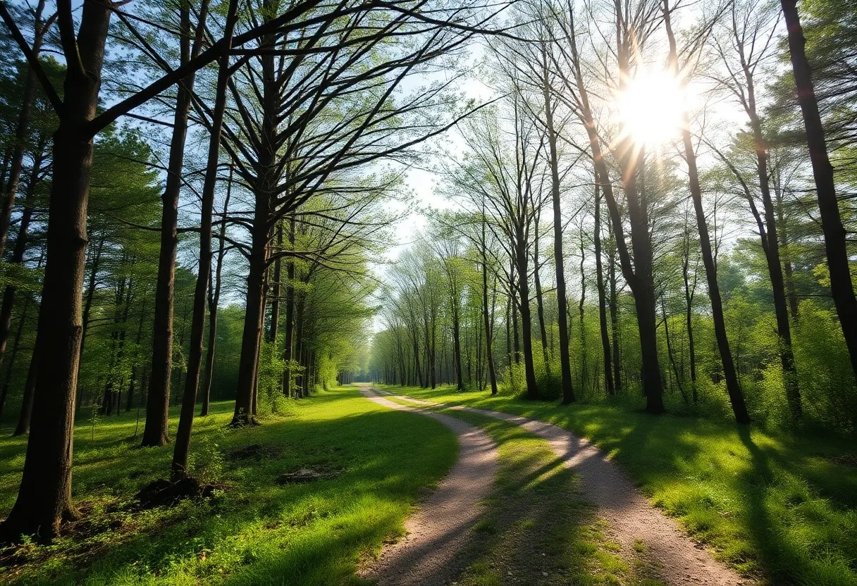 Outdoor path symbolizing adventure and legacy