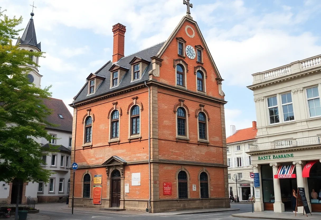 Old Wesleyan building in Georgetown, potential headquarters for Texas Municipal League.