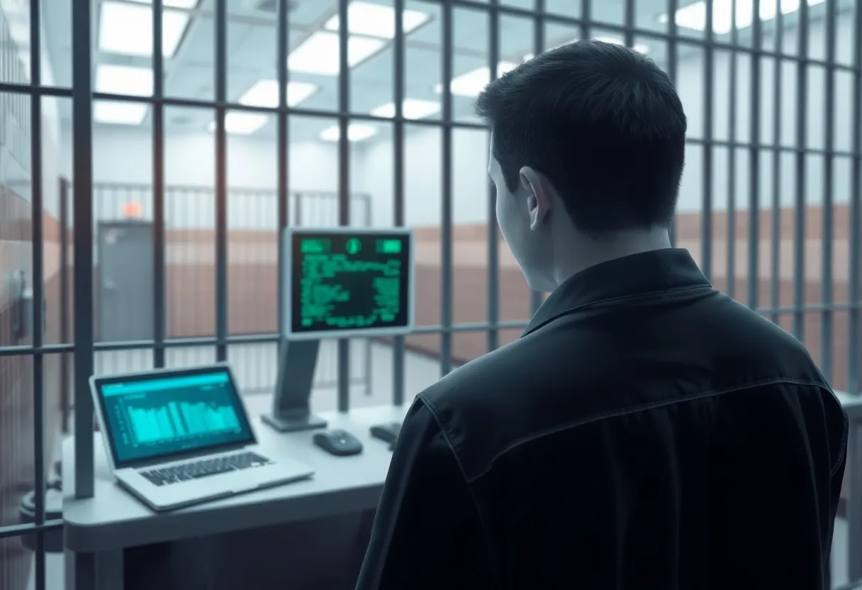 Biometric monitoring system in a correctional facility