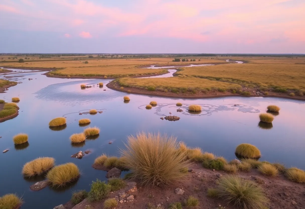 Landscape of Texas illustrating water resources and sustainability